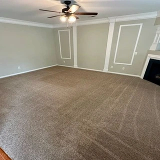 Empty room cleaned and ready for move-in